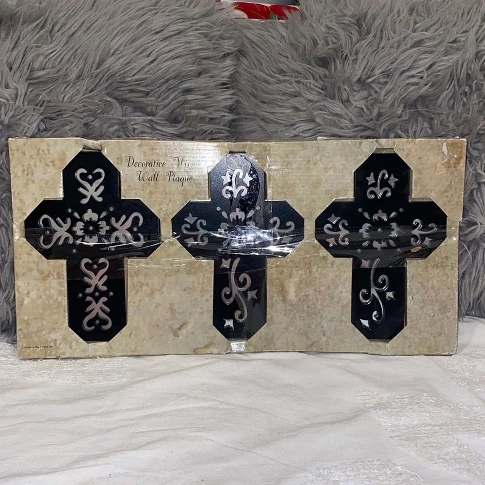 Cross Decorative wall mirror. New
